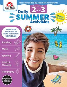 evan-moor daily summer activities, grade 2-3