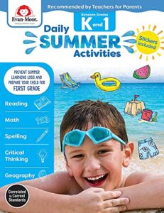 evan-moor daily summer activities, grade k-1