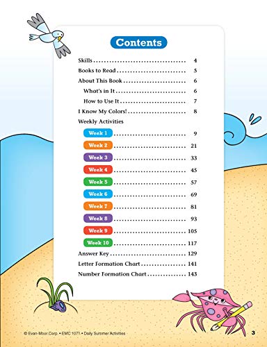 Evan-Moor Daily Summer Activities, Grade K-1