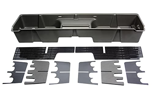 DU-HA Under Seat Storage Fits 99-07 Chevrolet/GMC Silverado/Sierra Extended Cab, Dk Gray, Part #10001