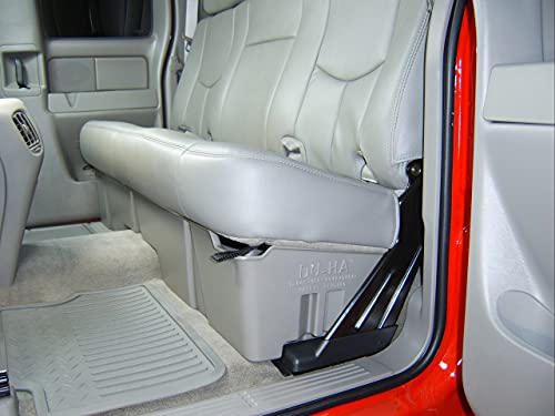 DU-HA Under Seat Storage Fits 99-07 Chevrolet/GMC Silverado/Sierra Extended Cab, Dk Gray, Part #10001