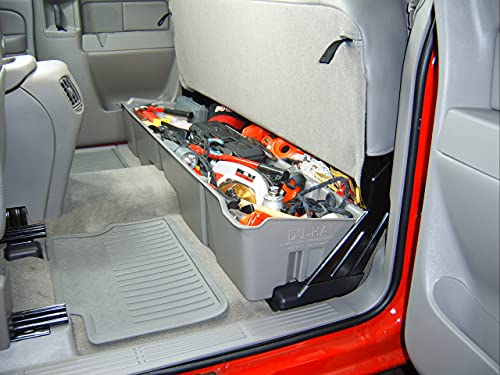 DU-HA Under Seat Storage Fits 99-07 Chevrolet/GMC Silverado/Sierra Extended Cab, Dk Gray, Part #10001