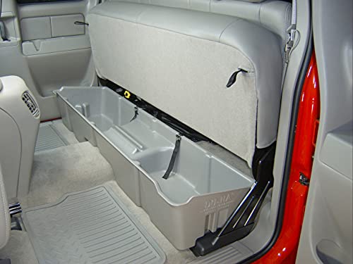 DU-HA Under Seat Storage Fits 99-07 Chevrolet/GMC Silverado/Sierra Extended Cab, Dk Gray, Part #10001