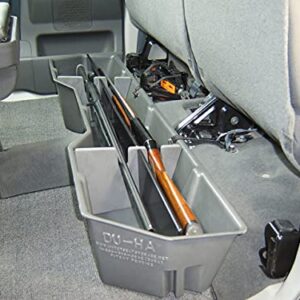 DU-HA Under Seat Storage Fits 04-21 Nissan Titan King & Crew Cab Dk Grey, Part #40011