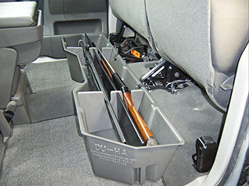 DU-HA Under Seat Storage Fits 04-21 Nissan Titan King & Crew Cab Dk Grey, Part #40011