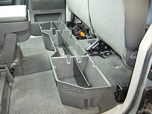 DU-HA Under Seat Storage Fits 04-21 Nissan Titan King & Crew Cab Dk Grey, Part #40011