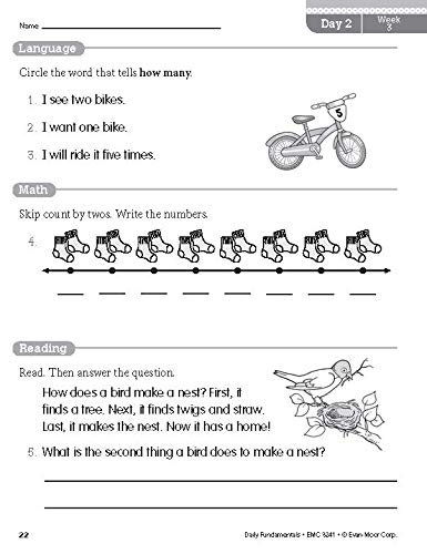 Evan-Moor Daily Fundamentals, Grade 1