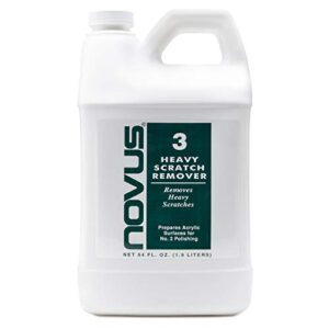 novus 7082 | heavy scratch remover #3 | 64 ounce bottle