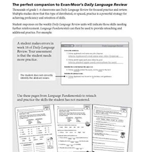 Evan-Moor Language Fundamentals, Grade 3