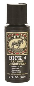 bickmore bick 4 leather conditioner, neutral, 2 oz
