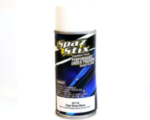 high gloss black/backer paint aerosol 3.5oz