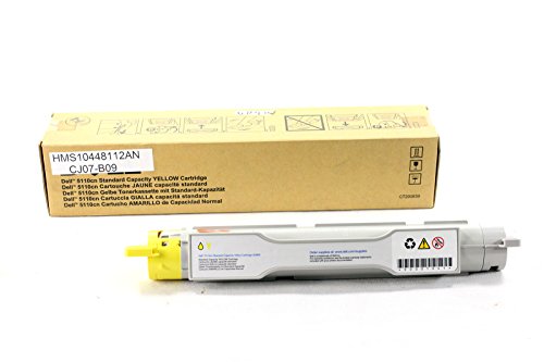 Dell Yellow 8000 Page Yield Toner Cartridge for 5110CN Printer GD908