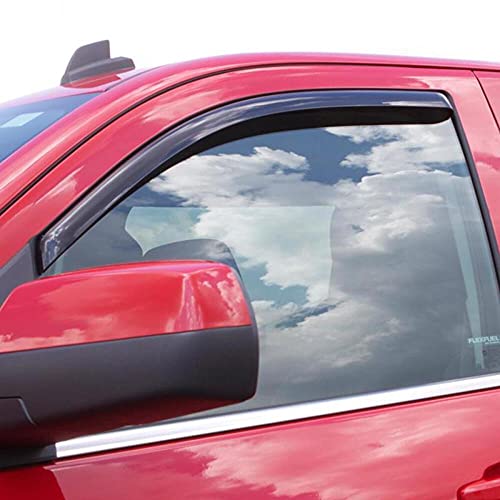 Auto Ventshade [AVS] In-Channel Ventvisor / Rain Guards | Smoke, 2 pc | 192925 | Fits 1995 - 2004 Toyota Tacoma Access Cab