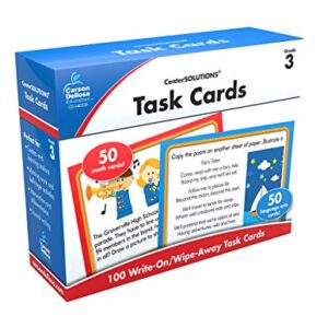 Carson-Dellosa Task Cards Learning Cards Grade 3