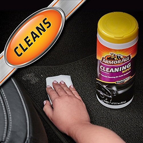 Armor All-10848 Original Protectant & Cleaning Wipes Twin Pack (2x25 count)