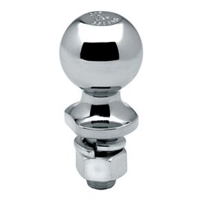draw-tite 63889 trailer hitch ball, 2 in. diameter, 3,500 lbs. capacity, 3/4 in. shank dia, 2-3/8 in. shank length, chrome