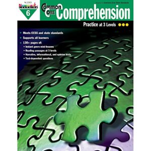 newmark learning grade 6 common core comprehension aid