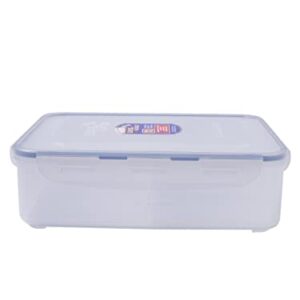 LOCK & LOCK Rectangular Food Container with Divider, Short, 16.2-Cup, 131-Fluid Ounces