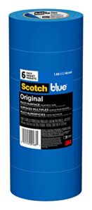 scotchblue original multi-surface painter’s tape, 1.88 inches x 60 yards (360 yards total), 2090, 6 rolls