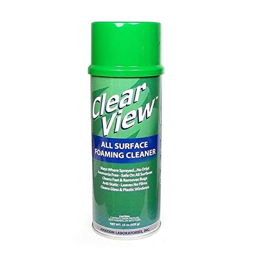 Clear View Plastic & Glass Cleaner by Aviation Laboratories - Single Package