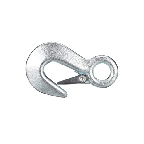 Attwood 7640-3 Utility Snap Hook — Heavy-Duty, Spring-Loaded Closure, Zinc-Plated Steel, 4 in. Long, 5/8-In. Ring Diameter