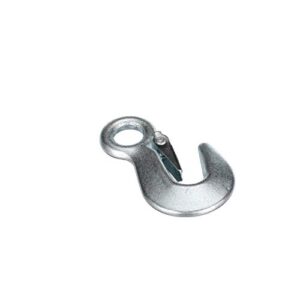 Attwood 7640-3 Utility Snap Hook — Heavy-Duty, Spring-Loaded Closure, Zinc-Plated Steel, 4 in. Long, 5/8-In. Ring Diameter