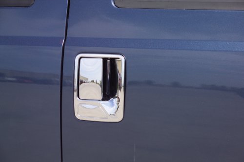 Putco 401209 Chrome Trim Door Handle Covers without Passenger Keyhole for Super Duty (4 Door)