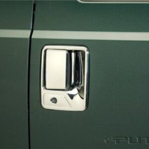 Putco 401209 Chrome Trim Door Handle Covers without Passenger Keyhole for Super Duty (4 Door)