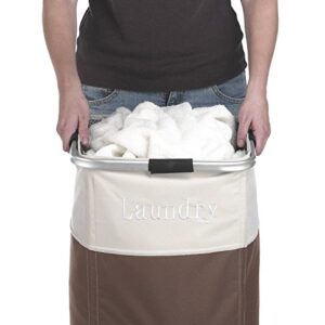 Whitmor Easy Care Laundry Hamper - Espresso