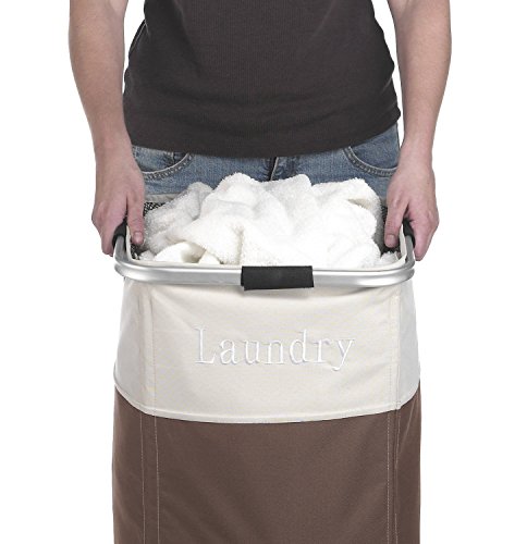 Whitmor Easy Care Laundry Hamper - Espresso