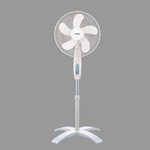 optimus f-1760 16″ electric fan, white