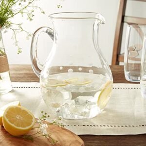 Mikasa Cheers Glass Beverage Pitcher, 3.25-Quart