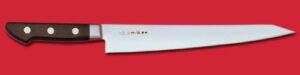sakai takayuki japan steel(hagane) w/bolster, 15022 japanese chef’s sujibiki knife 210mm/8.3″