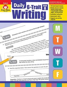 evan-moor daily 6-trait writing, grade 8