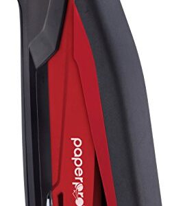 Bostitch inPower Spring-Powered Desktop Stapler, Easy Stapling Technology, Red