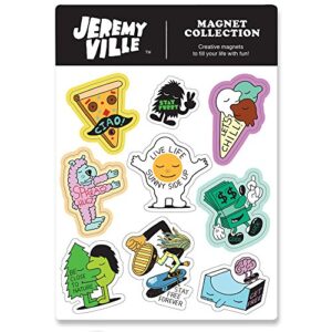 jeremyville kiss cut magnet set kitchen storage and organization products