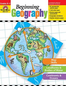 beginning geography workbook, homeschooling and classroom resource workbook (beginning geography (evan-moor))
