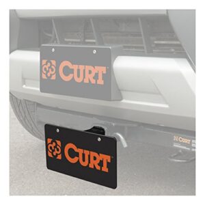 CURT 31002 Trailer Hitch License Plate Holder Bracket for 2-Inch Receiver