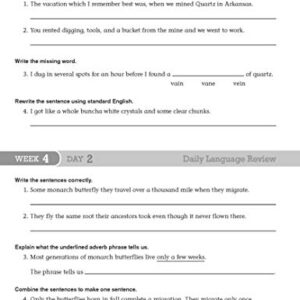 Evan-Moor Daily Language Review, Grade 7 Actvities Homeschooling & Classroom Resource Workbook, Reproducible Worksheets, Teacher Edition, Daily Practice, Skills Assessment, Grammar, Punctuation