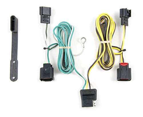 CURT 56109 Vehicle-Side Custom 4-Pin Trailer Wiring Harness, Fits Select Dodge Journey without LED Lights