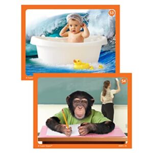 Super Duper Publications | What's Wrong with This Photo Flash Cards | Problem Solving, Reasoning and Critical Thinking Skills Fun Deck | Educational Learning Resource for Children