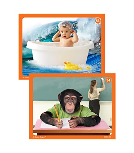 Super Duper Publications | What's Wrong with This Photo Flash Cards | Problem Solving, Reasoning and Critical Thinking Skills Fun Deck | Educational Learning Resource for Children