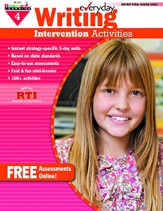 newmark learning grade 4 everyday writing intervention activity aid (eia)