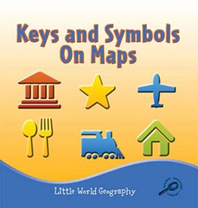 keys and symbols on maps (little world geography)