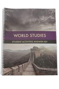 bju press world studies student activity manual answer key, 4th edition, grade 7