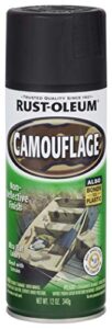rust-oleum 1916830 specialty camouflage spray paint, 12 oz, black