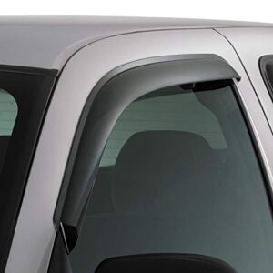 Auto Ventshade [AVS] Ventvisor / Rain Guards | Outside Mount, Smoke Color, 2 pc | 92223 | Fits 2010 - 2013 Ford Transit Connect