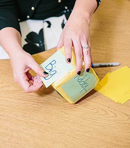 Carson Dellosa Differentiated Instruction Cubes—Blue, Yellow, Green Foam Learning Cubes with Clear Pockets, Customizable Learning Activities and Cards for All Subjects (3 pc)