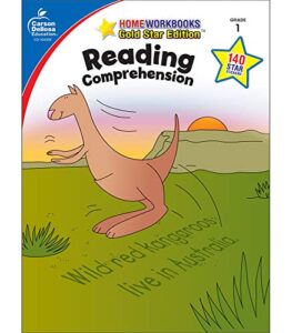 carson dellosa | reading comprehension workbook | 1st grade, 60pgs (home workbooks)