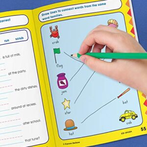 Carson Dellosa Phonics for First Grade Workbook―Writing Practice, Tracing Letters, Writing Words With Incentive Chart and Motivational Stickers (64 pgs) (Home Workbooks)